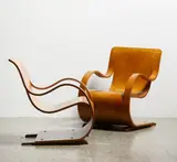 Garth Chester, A fine and original pair of  'Curvesse' chairs
