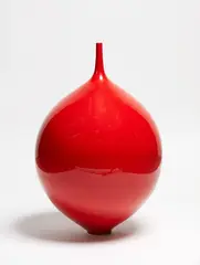 Large Red Vase by Peter Collis, sold Sep 2020