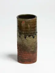 Tall brushpot by Len Castle, sold Sep 2020