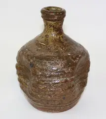 Pinched bottle vase by Len Castle, sold Sep 2020