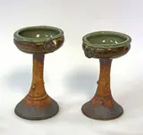Len Castle, Two wine goblets