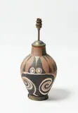 Len Castle and John Crichton, Painted lamp base