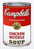 Campbell's Soup Can - Chicken Noodle by Andy Warhol, sold Sep 2020