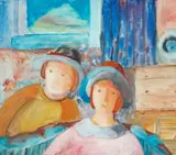 Patricia France, Untitled - Two Women in an Interior