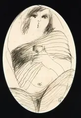 Untitled - Nude Study by Ralph Hotere, offered Sep 2020