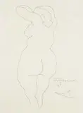 Pable Picasso, Femme vue de Dos