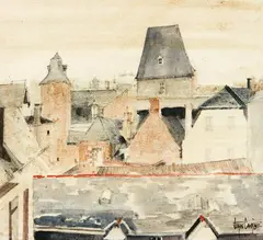 Over the Rooftops by John Castle, offered Sep 2020