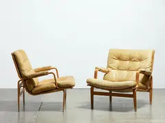 Bruno Matthson for Dux, A pair of ‘Ingrid’ lounge chairs