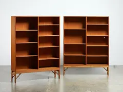 Borge Morgensen, A pair of 1950s Danish upright bookcases