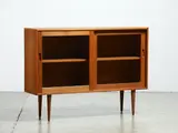 A 1950s Danish teak and oak cabinet/bookcase by Brouer Mobler of Denmark, sold Feb 2020