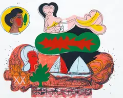 Escape from Fire by Pat Hanly, offered Feb 2020