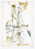 Dick Frizzell, Figure with Taiaha