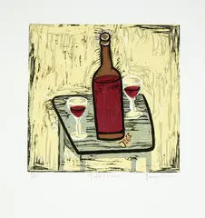 Table/Wine by Dick Frizzell, offered Feb 2020