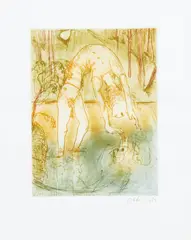 Arthur Merric Boyd, Man and Reflection (Narcissus)