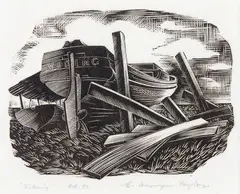 Viking by Ernest Mervyn Taylor, offered Feb 2020