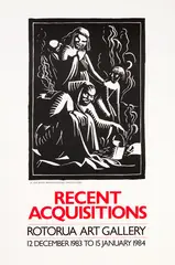 Recent Acquisitions, Rotorua Art Gallery Exhibition Poster