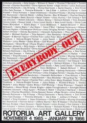 Everybody Out, Rotorua Art Gallery Exhibition Poster