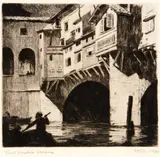 Frederick Ellis A.R.C.A., Ponte Vecchio Florence