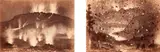 Burton Brothers, Mount Tarawera in Eruption June 10, 1886 (pair)
