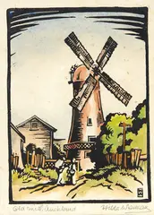 Old Mill, Auckland by Hilda Alexandra Wiseman, offered Oct 2018