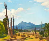 Irvine James Major, Burnt Trees, Takaka