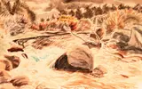 River in Flood by Ernest Mervyn Taylor, offered Oct 2018