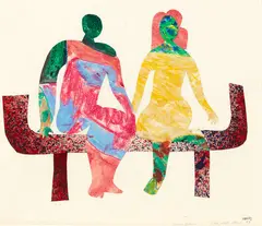 Love Each Other by Pat Hanly, sold Oct 2018