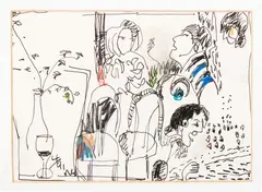 Group Conversing by Rob Gardiner, sold Oct 2018