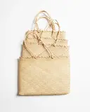 4 fine woven kete, pingao and kiekie