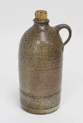 John Ing [attrib.], Salt glazed stoneware bottle