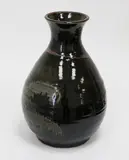 John and Ley Macassey, Large stoneware pear shaped vase