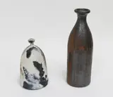 Ray Rogers, Raku fired earthenware bottle vase