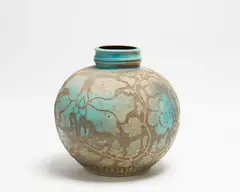 Large stoneware vase by Graeme Storm, sold Oct 2018
