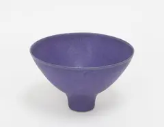 Ceramic pedestal bowl by John Parker, sold Oct 2018