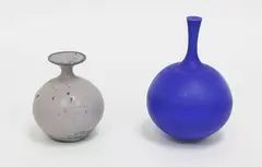 Two small ceramic vases by John Parker, sold Oct 2018