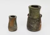 Chester Nealie, Two wood fired handled vases