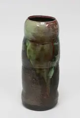 Shaped cylindrical vase by Peter Lange, sold Jul 2018