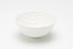 Textured white bowl by John Parker, offered Jul 2018