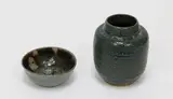 O.C Stephens, Hand potted vase and a bowl