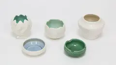 O.C Stephens, Four whiteware vases