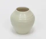 O.C Stephens, White glazed ovoid vase