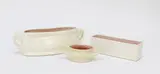 O.C Stephens, Three whiteware with pink lining pieces