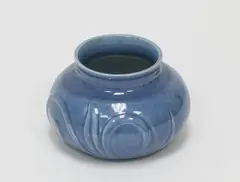 Blue glazed jar by O.C Stephens, sold Jul 2018