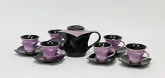 Bob Steiner, Purple and black tea set
