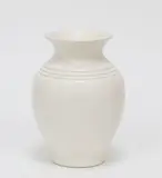 O.C Stephens, Hand potted white baluster vase