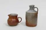Len Castle, Stoneware shino glaze bottle