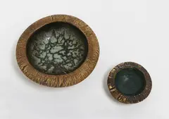 Two small stoneware bowls by Len Castle, sold Feb 2018