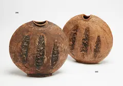 Stoneware discoid vase by Len Castle, offered Feb 2018