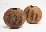 Len Castle, Stoneware discoid vase