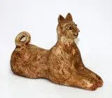 Bronwynne Cornish, Hand built earthenware sphinx
